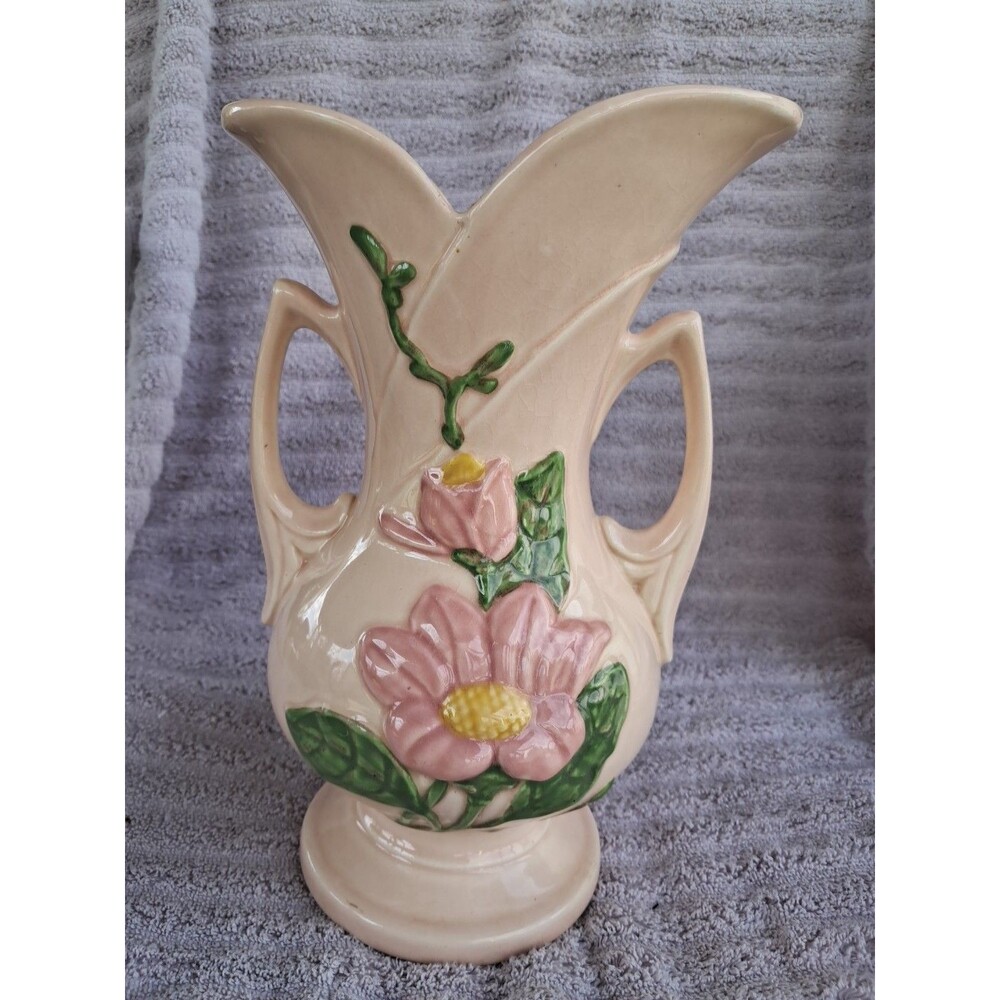 Hull Art H-12-10 1/2' Vase w/ handles  EUC
